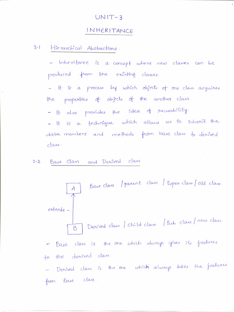 Inheritance in Java | PDF