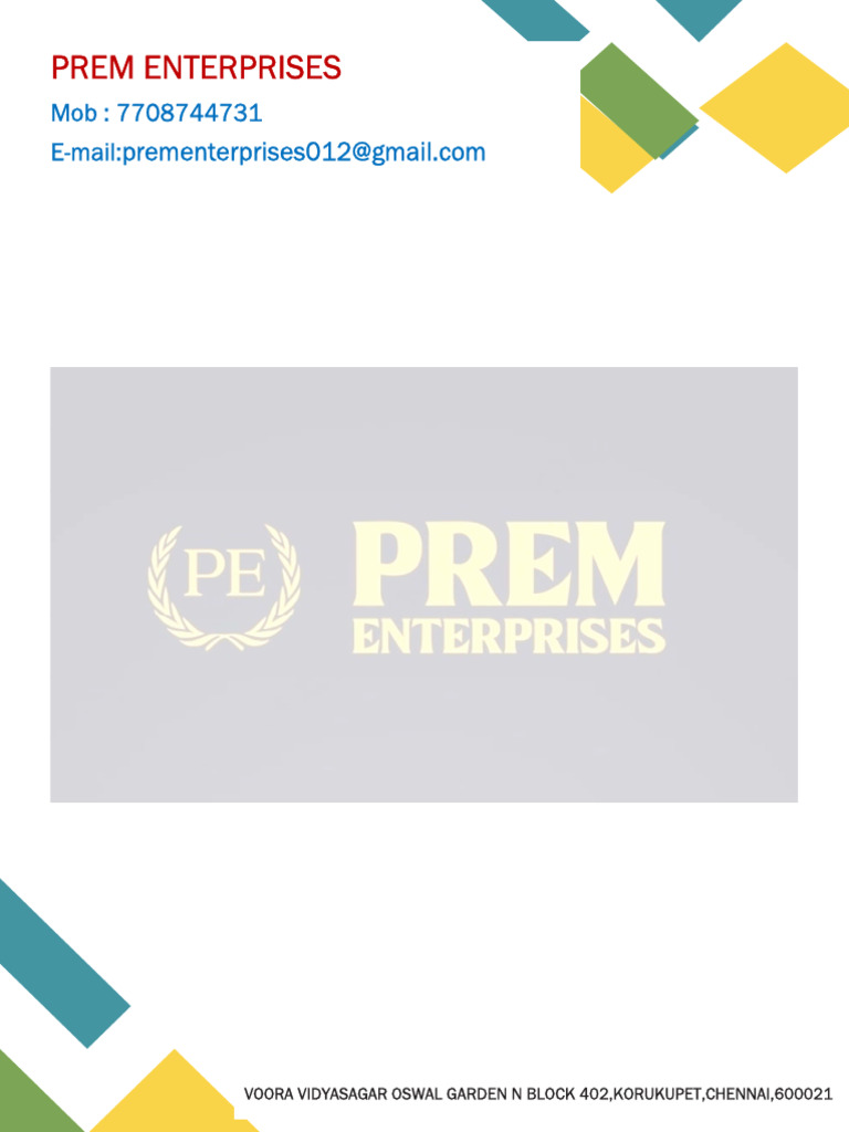 Prem Enterprised | PDF