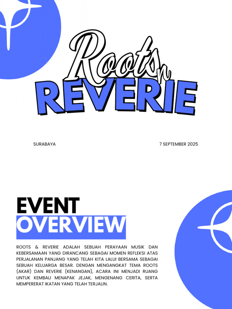 Perayaan Musik Roots & Reverie 2025 | PDF
