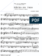 Ibert - 5 Pièces en Trio (oboe, clarinet and bassoon)