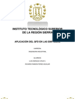 Proyecto de Investigacion Aplicacion Del QFD