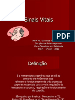 Sinais Vitais: Temperatura, Pulso, Respiração e Pressão Arterial