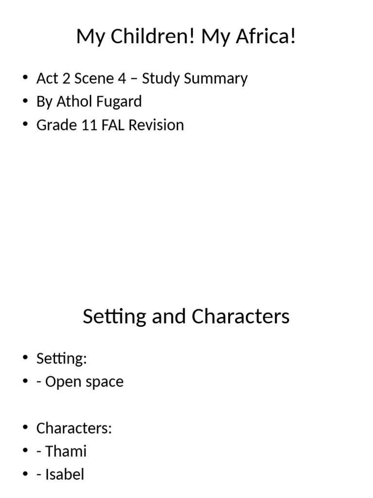 Act 2 Scene 4 Summary Analysis | PDF