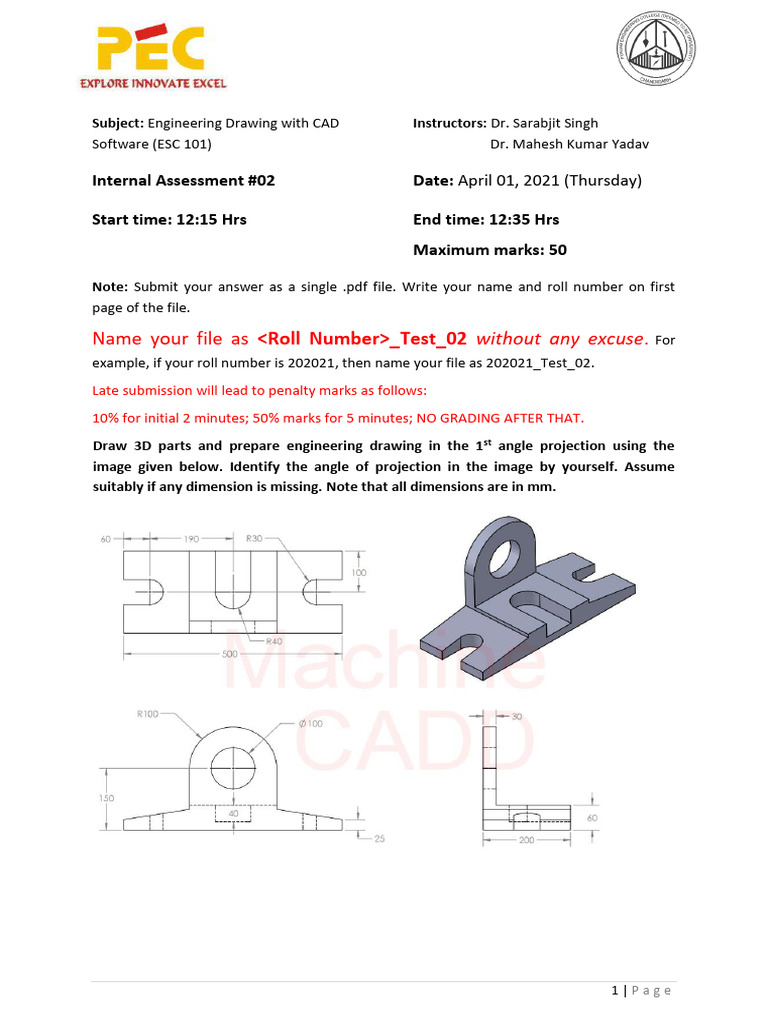 Test #2 Solution | PDF