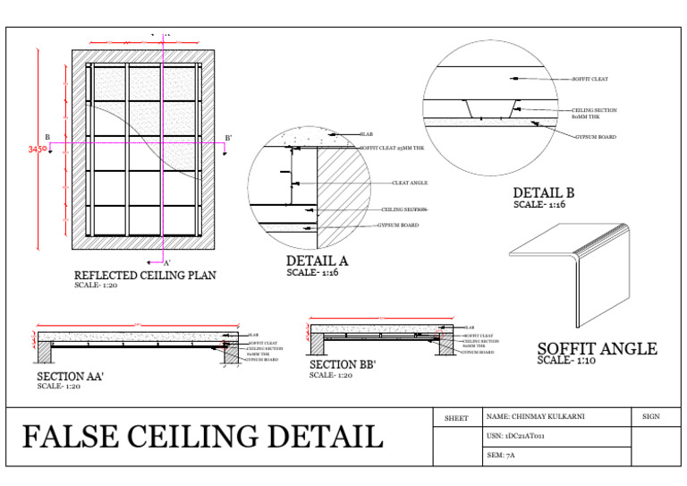 Reflected Ceiling Plan Details | PDF