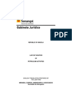 Angola - Petroleum Taxation Law 2004 Pib
