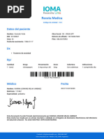 Receta médica de clonazepam 2025 | PDF
