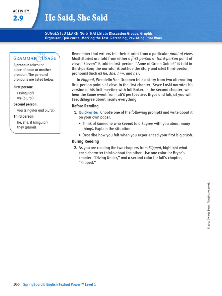 Understanding Perspectives in 