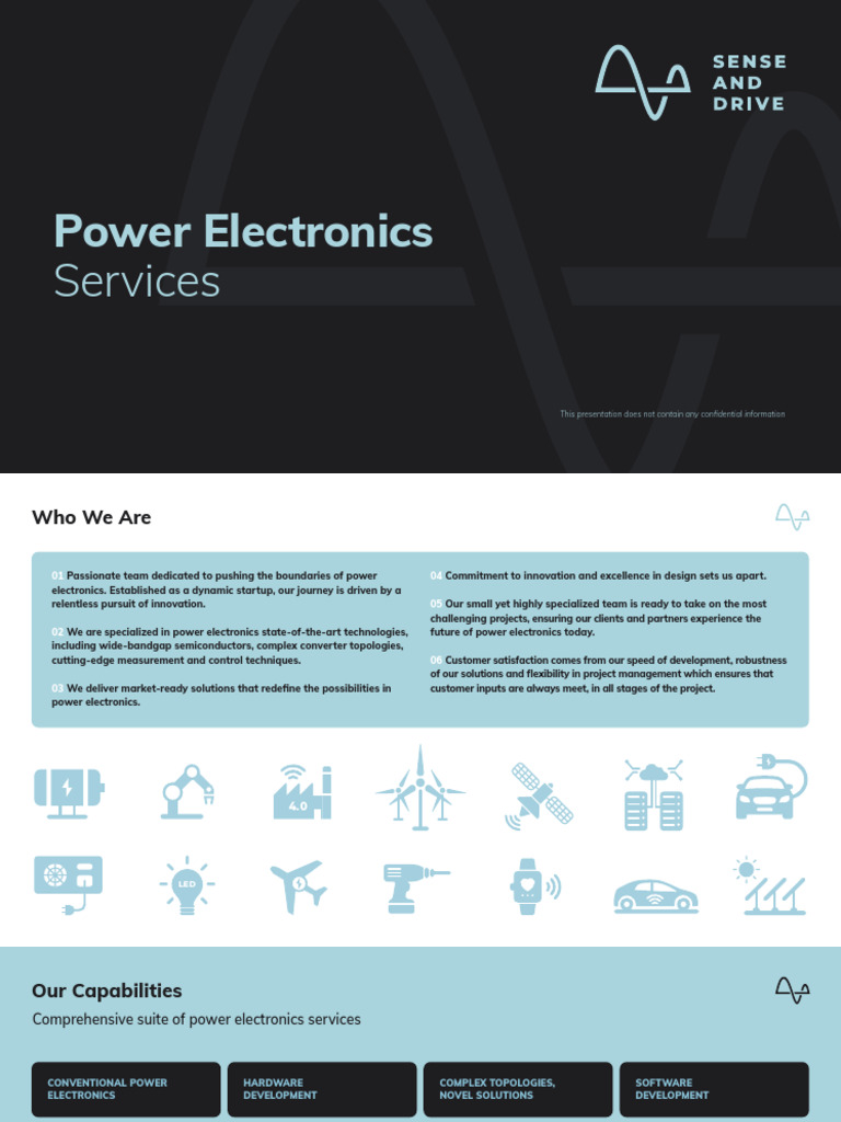 Power Electronics Services Overview | PDF | Power Electronics | Power ...