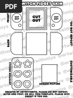 Mini & Regular DIY Switch Deck Templates | PDF