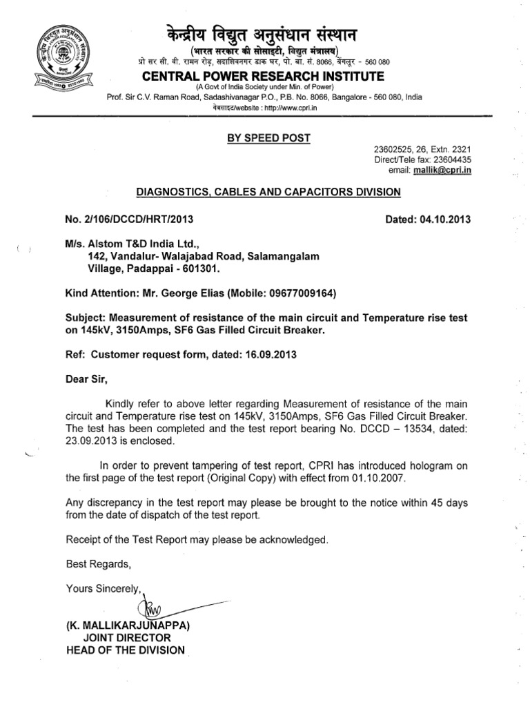 3.0 Temp Rise Tests - DCCD 13534 | PDF