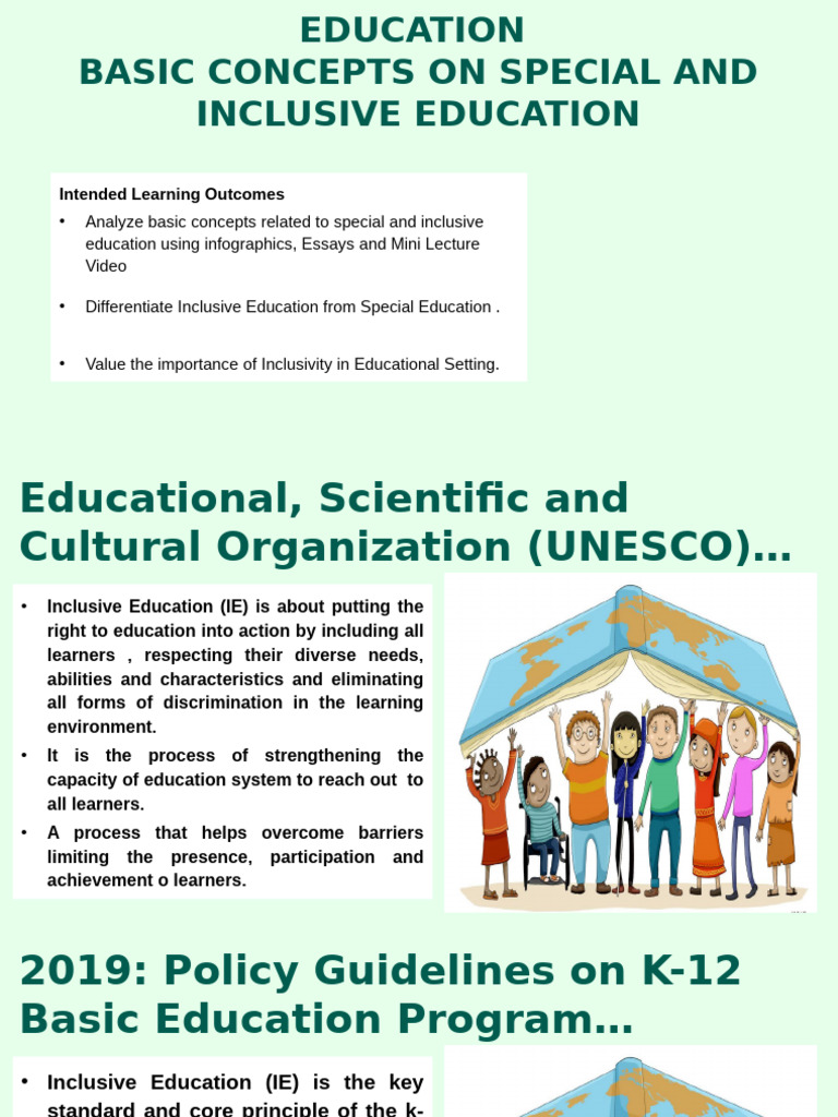 Inclusive Education Fundamentals | PDF | Inclusion (Education ...