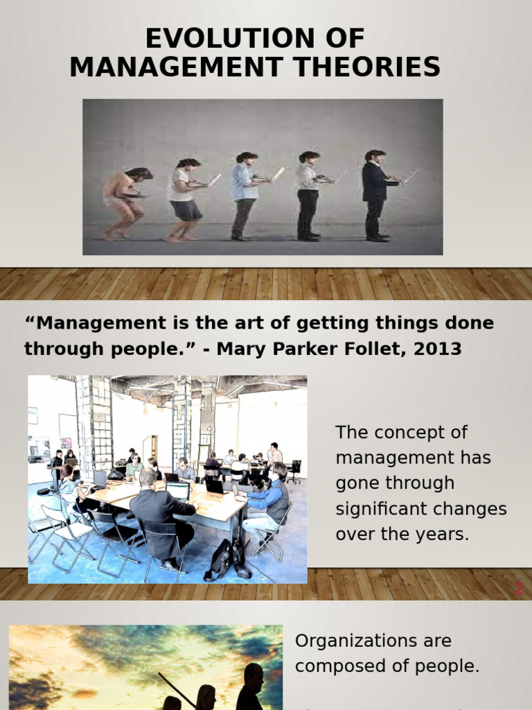 1 Evolution of Management Theories | PDF | Theory | System