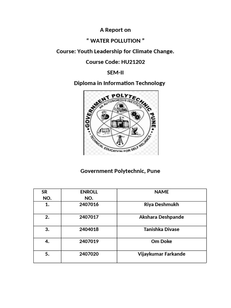 Major Causes of Water Pollution | PDF | Water Pollution | Eutrophication
