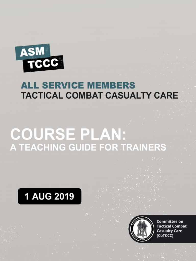 Asm-tccc Course Plan; Teaching Guide for Trainers | PDF