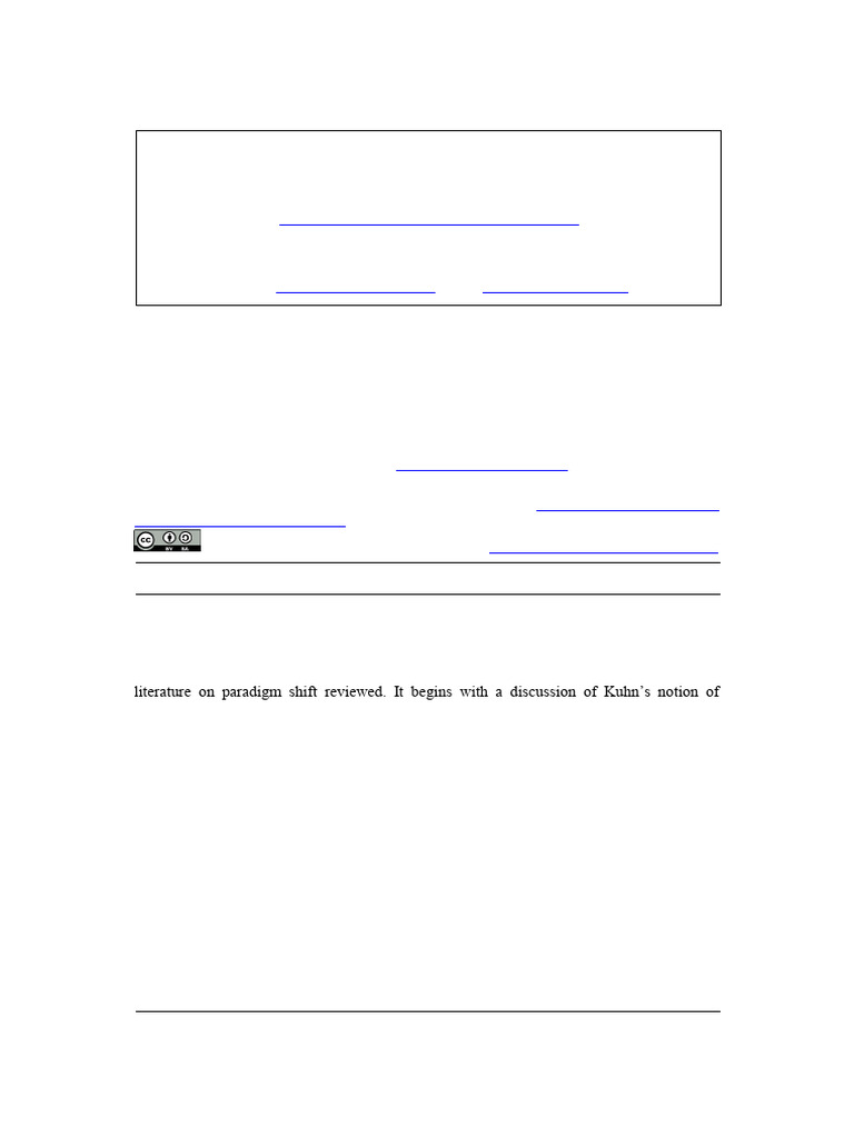 Social Science Research Paradigm Shift | PDF | Positivism | Social Sciences