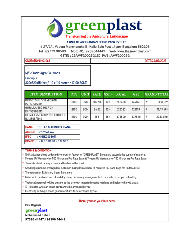 M S Smart Agro Solutions | PDF