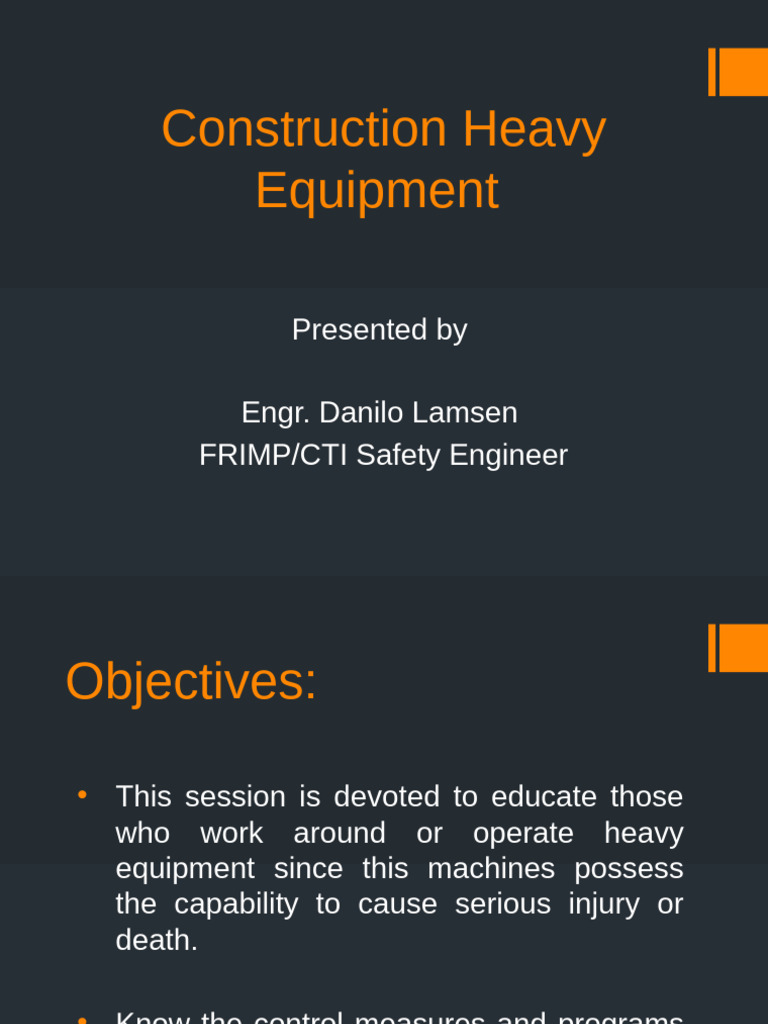 Safety in Heavy Equipment Operation | PDF | Crane (Machine) | Loader ...