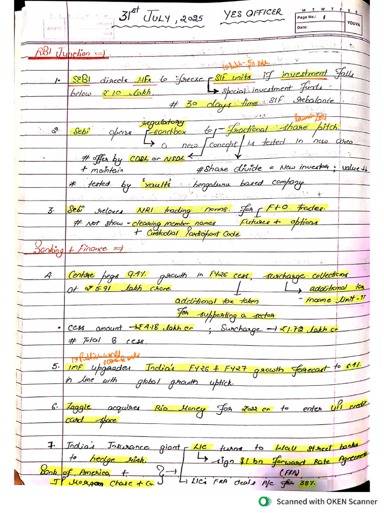31-07-2025, Handwritten Notes | PDF