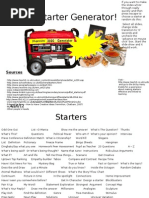 The Starter Generator!