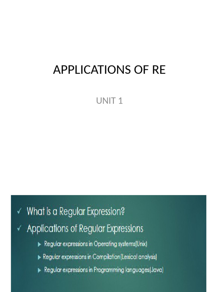 Applications of Re | PDF
