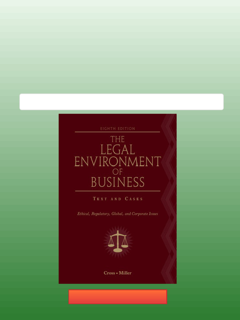 Study guide to accompany The legal environment of business text cases ...