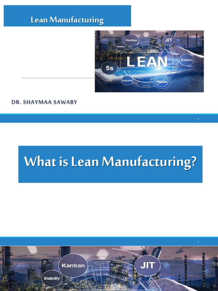 Understanding Lean Manufacturing Principles | PDF | Lean Manufacturing ...