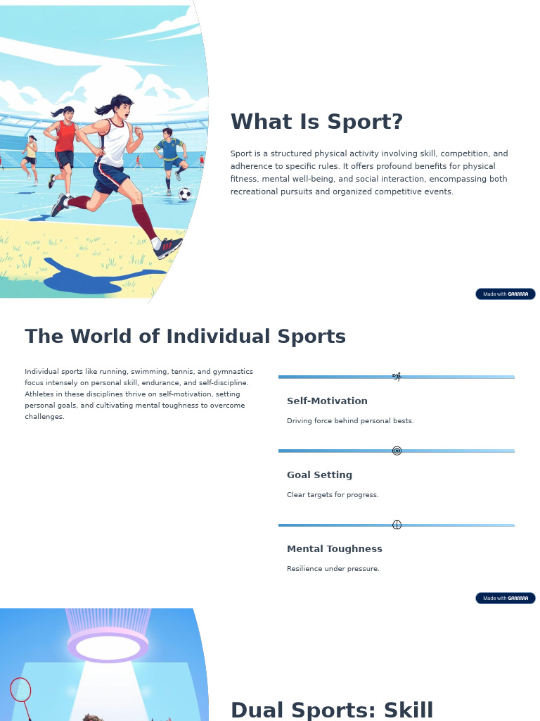 Benefits and Types of Sports Explained | PDF | Psychological Resilience ...