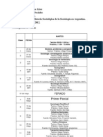 Cronograma Clases HSSA 2012