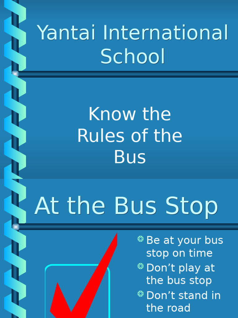 Bus Safety PowerPoint | PDF