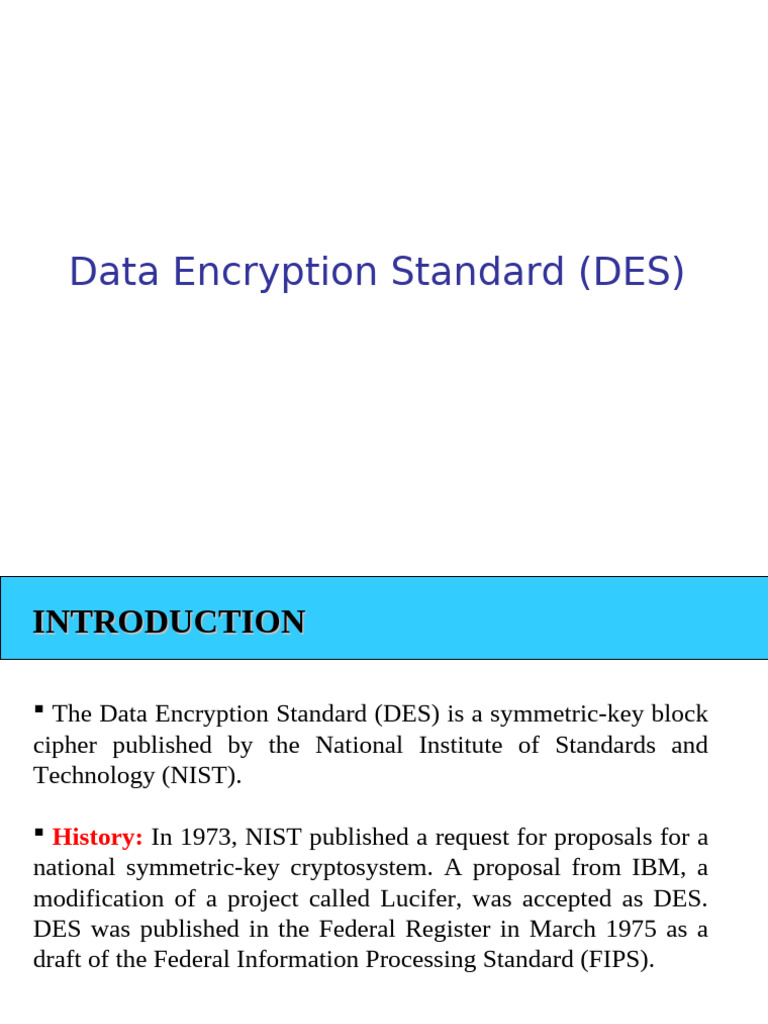 Understanding the DES Round Function | PDF | Algorithms | Military ...