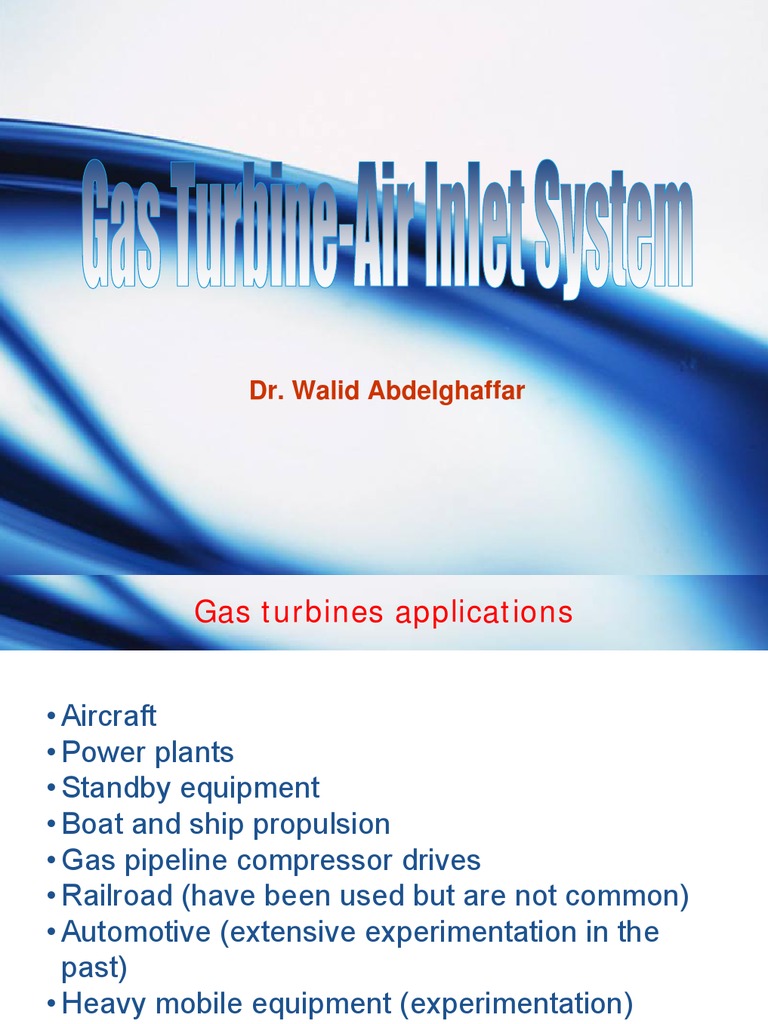 2 Gas Turbine Air Inlet System PDF Gas Turbine Air Conditioning