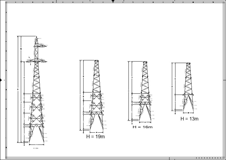 Pylon Height Data and Specifications | PDF