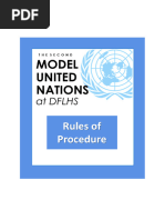 THIMUN Rules of Procedure Guide | PDF | Committee | Meetings