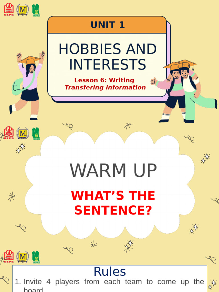 Hobbies and Interests: Writing Activities | PDF