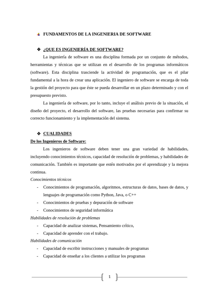 Fundamentos de Ingeniería de Software | PDF | Software | Ingeniería de ...