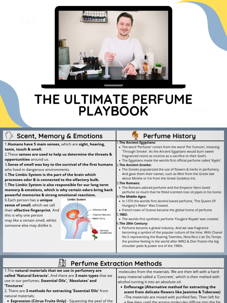 Perfume Insights: History & Techniques | PDF | Perfume
