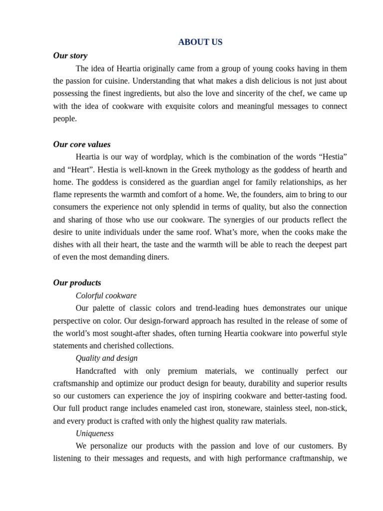 About Us | PDF