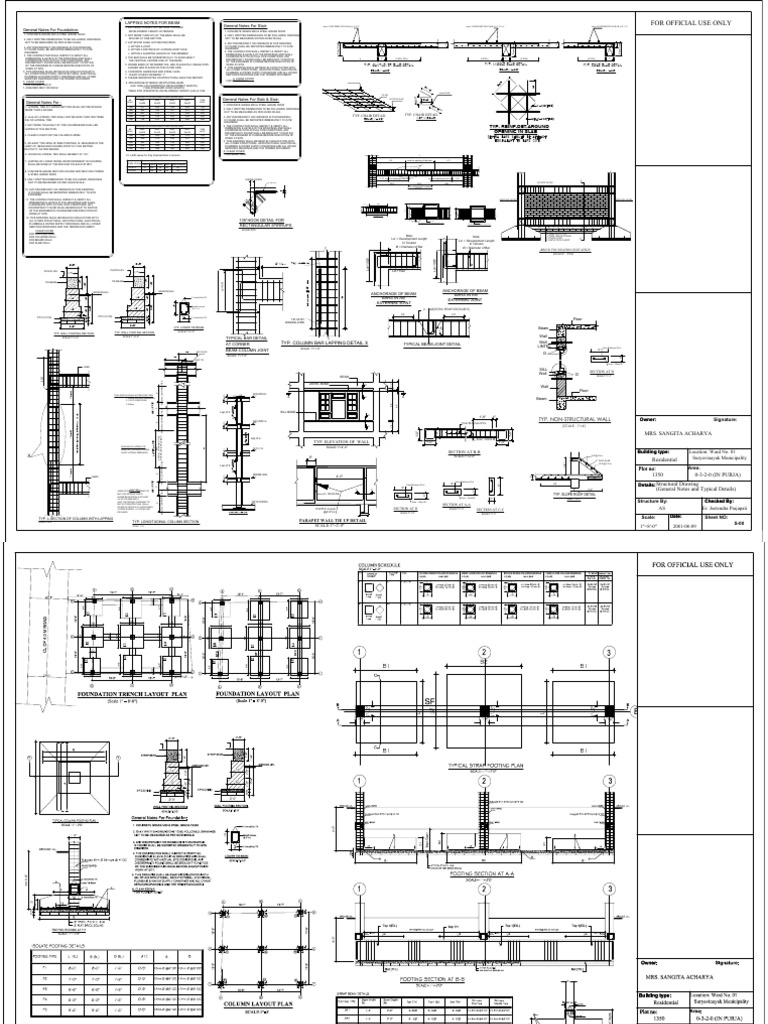 Structural Drawing Guidelines | PDF | Architectural Design | Architecture