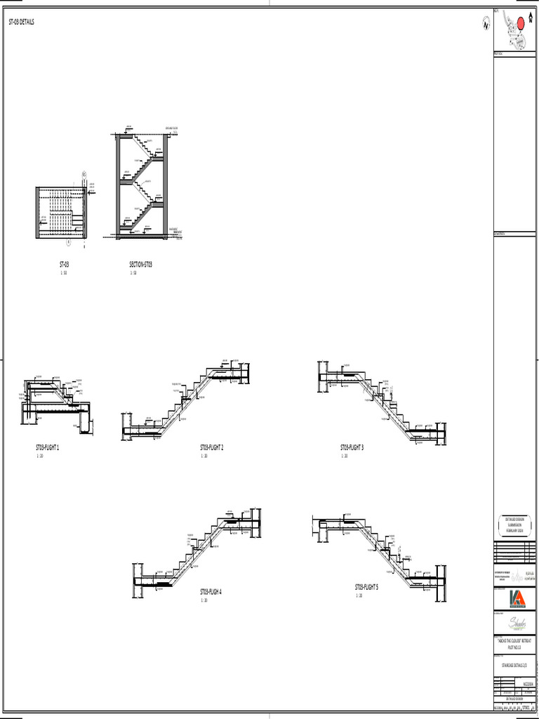Staircase Design Details for Retreat | PDF