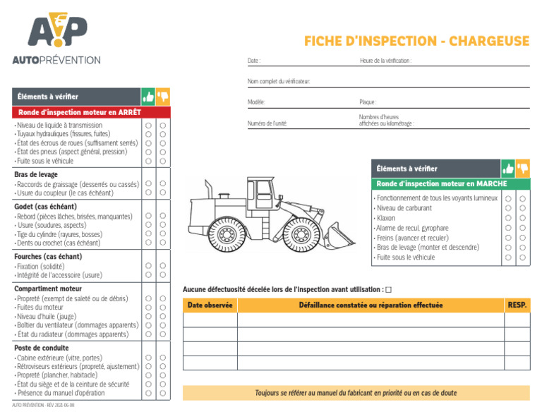 Inspection Chargeuse | PDF | Technologies automobiles | Véhicules