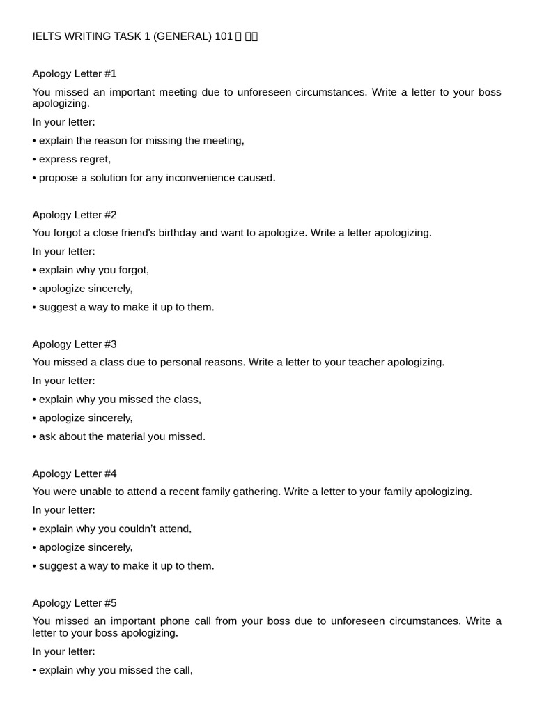 IELTS General Writing Task 1 Letters | PDF | Gratitude