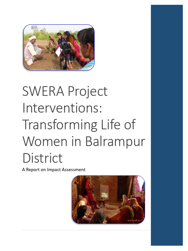 SWERA Project Impact Assessment Report | PDF | Agriculture | Irrigation