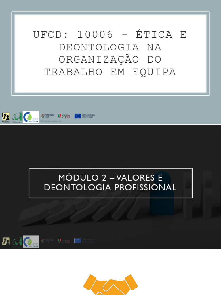 O que é Deontologia Profissional? | PDF