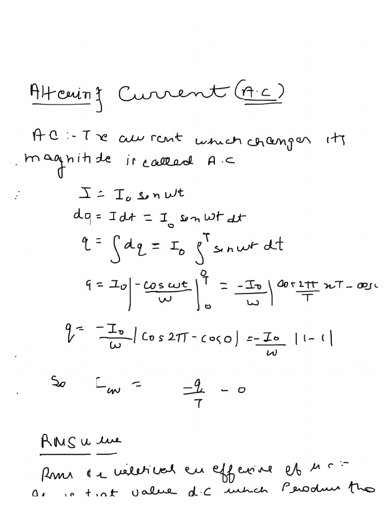 Altering Current | PDF