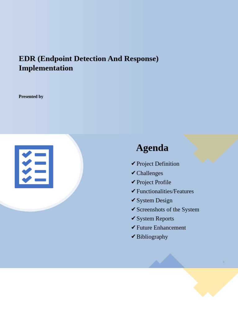 EDR Implementation Overview and Features | PDF | Operating System ...