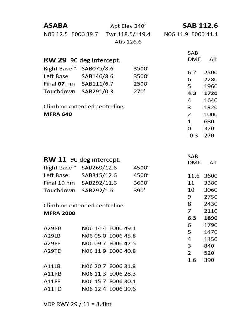 Flight Path and Elevation Data Summary | PDF