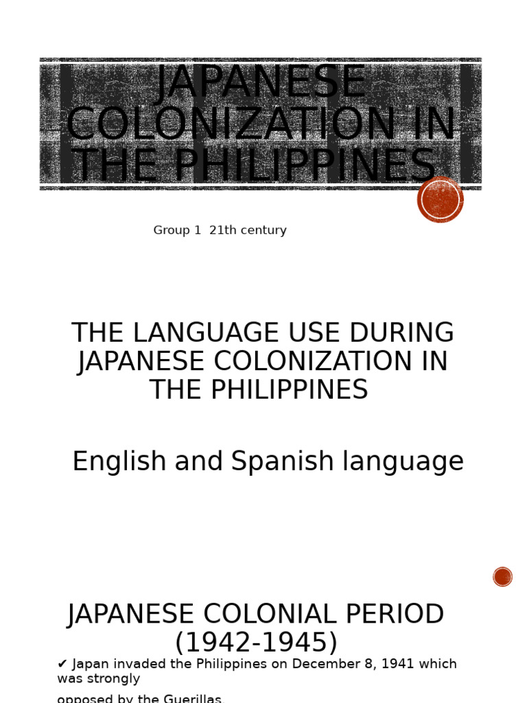 Japanese Colonization in the Philippines | PDF | Philippines