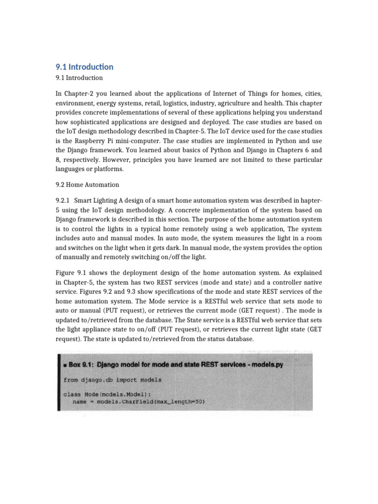 Home Automation Case Study with IoT | PDF
