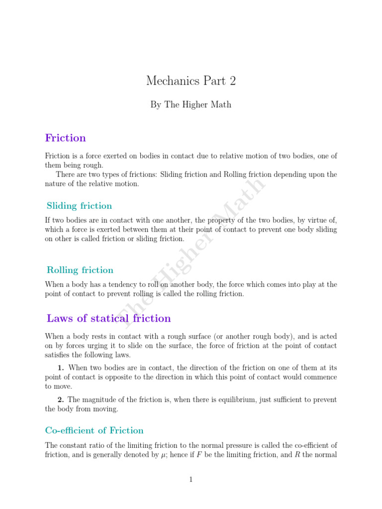 Analytical Dynamics Part 2 Unlocked | PDF | Rotation Around A Fixed ...